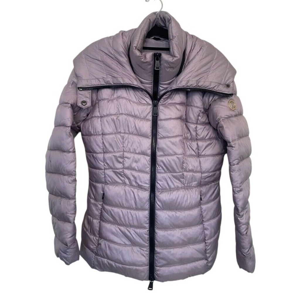 Bernardo EcoPlume Packable Puffer Jacket Lavender Mauve Women's Size Medium
